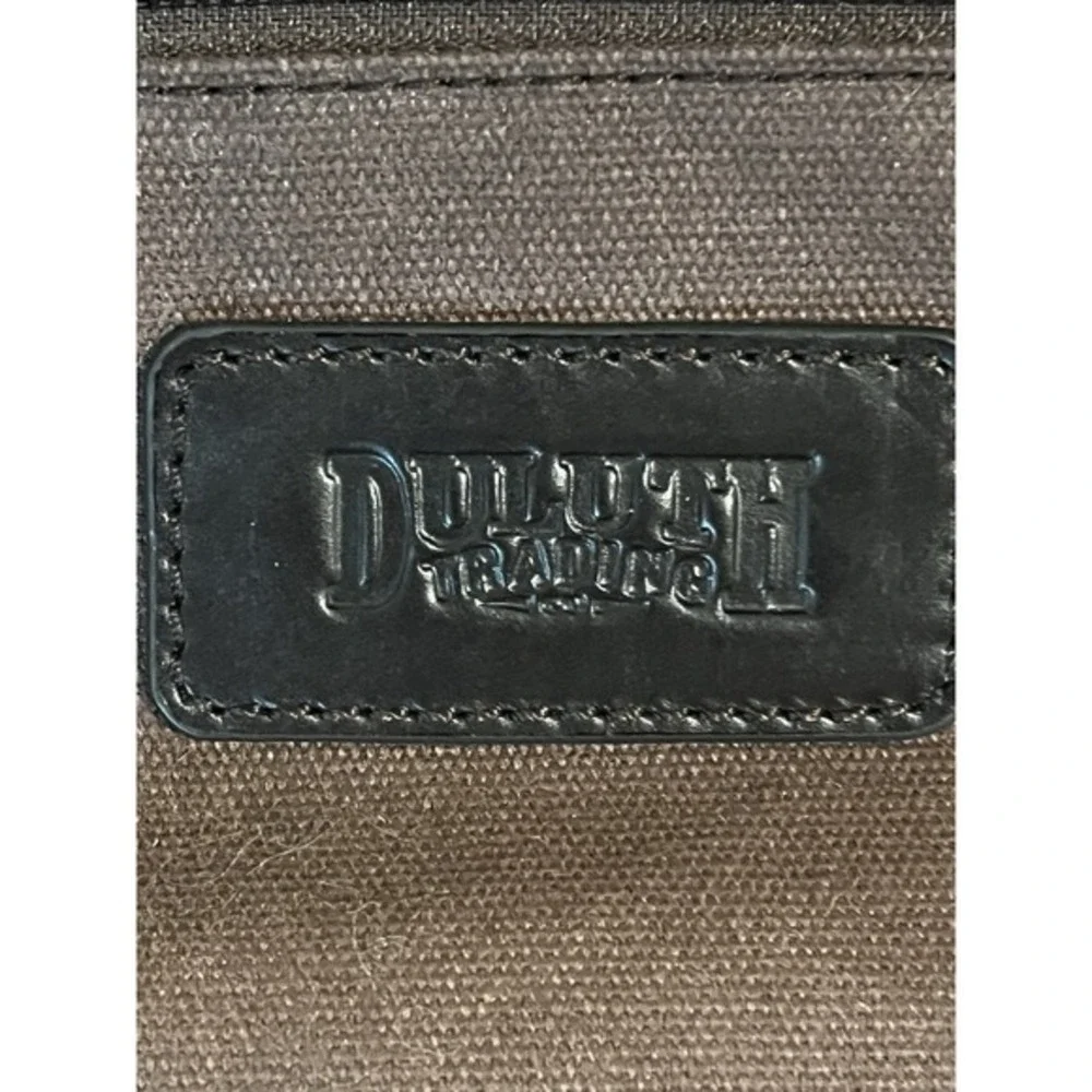 Duluth Trading Co Brown CANVAS Messenger Unisex BAG Shoulder & Crossbody‎ Purse
